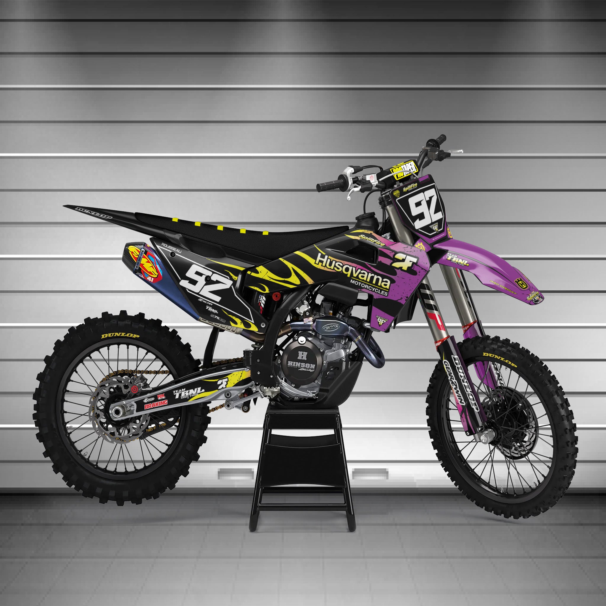 Kit Déco HUSQVARNA FC / TC / FE – Semi-Personnalisé