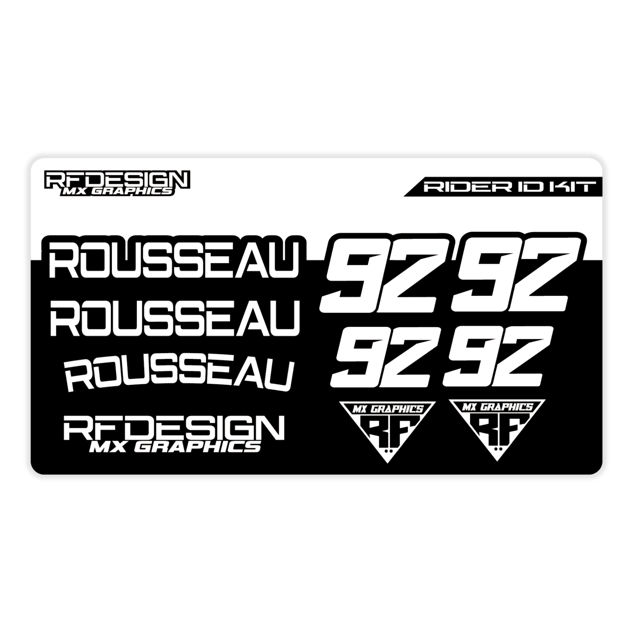 Stickers ID perso casque