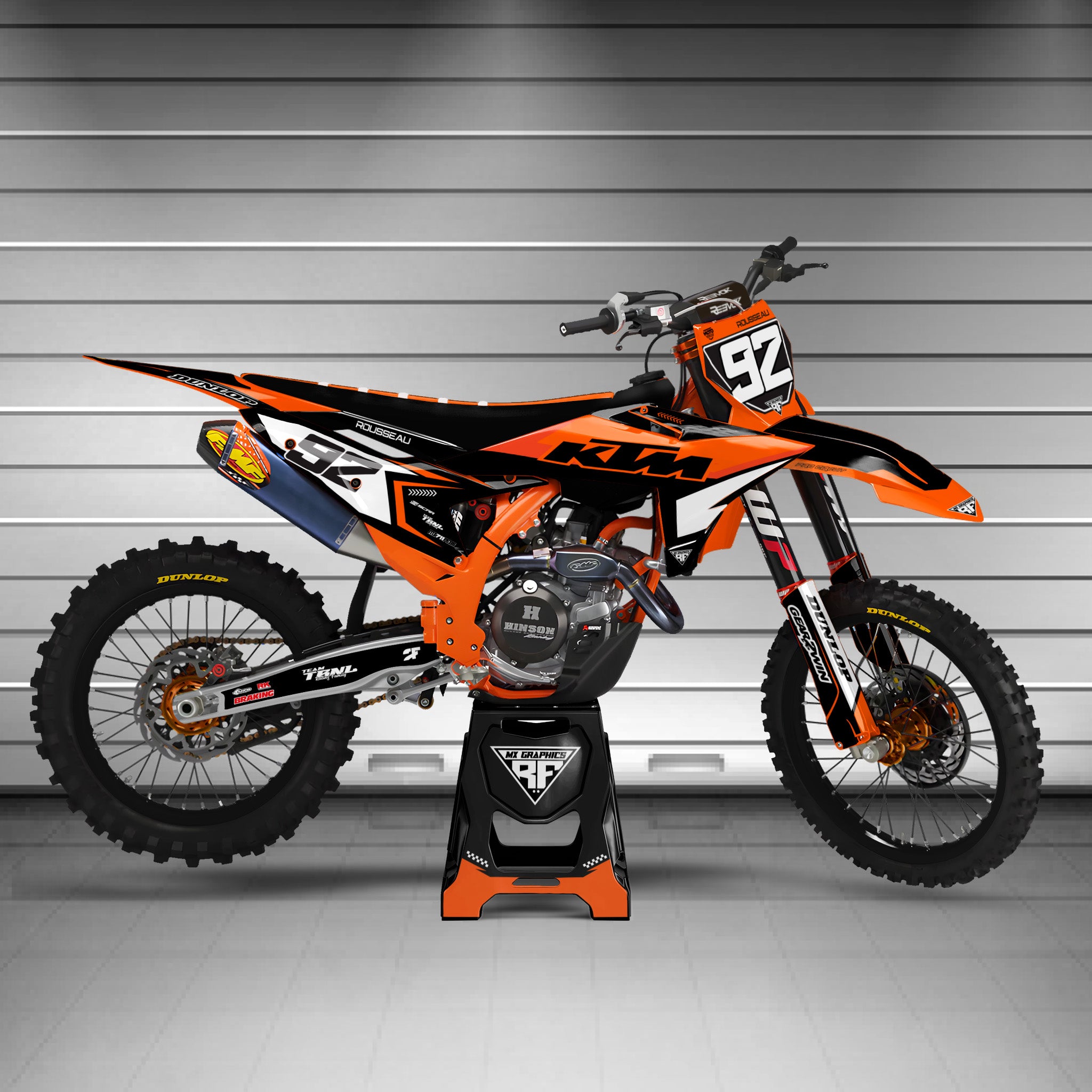 Kit Déco KTM SX / SX-F / EXC – Semi-Personnalisé