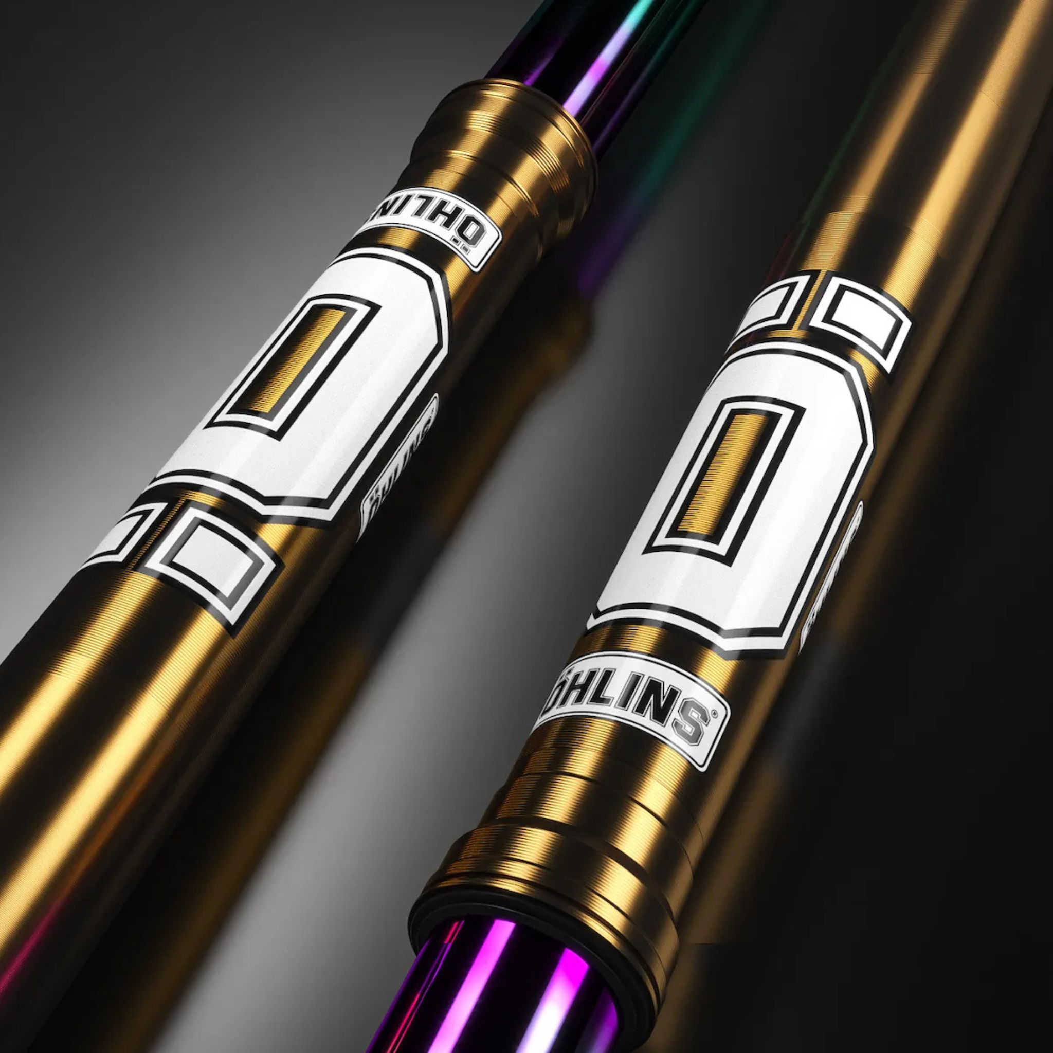 Autocollants de fourche ÖHLINS – Vinyle transparent