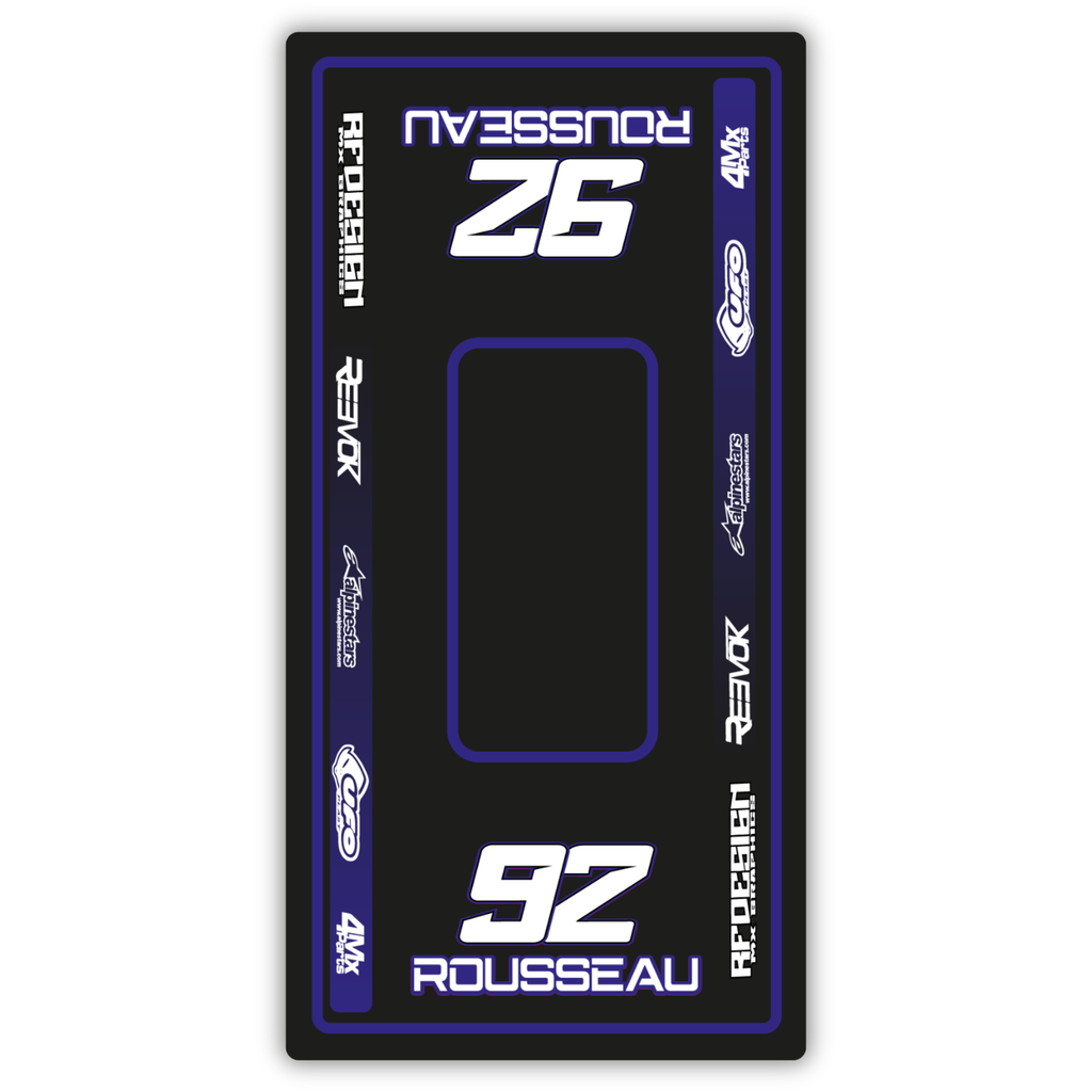 Tapis environnemental semi personnalisé 95x200