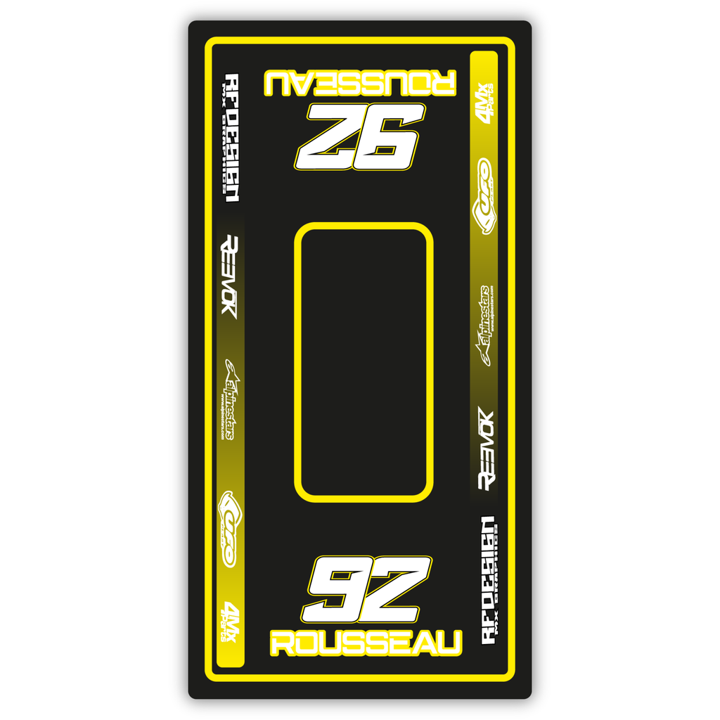 Tapis environnemental semi personnalisé 95x200