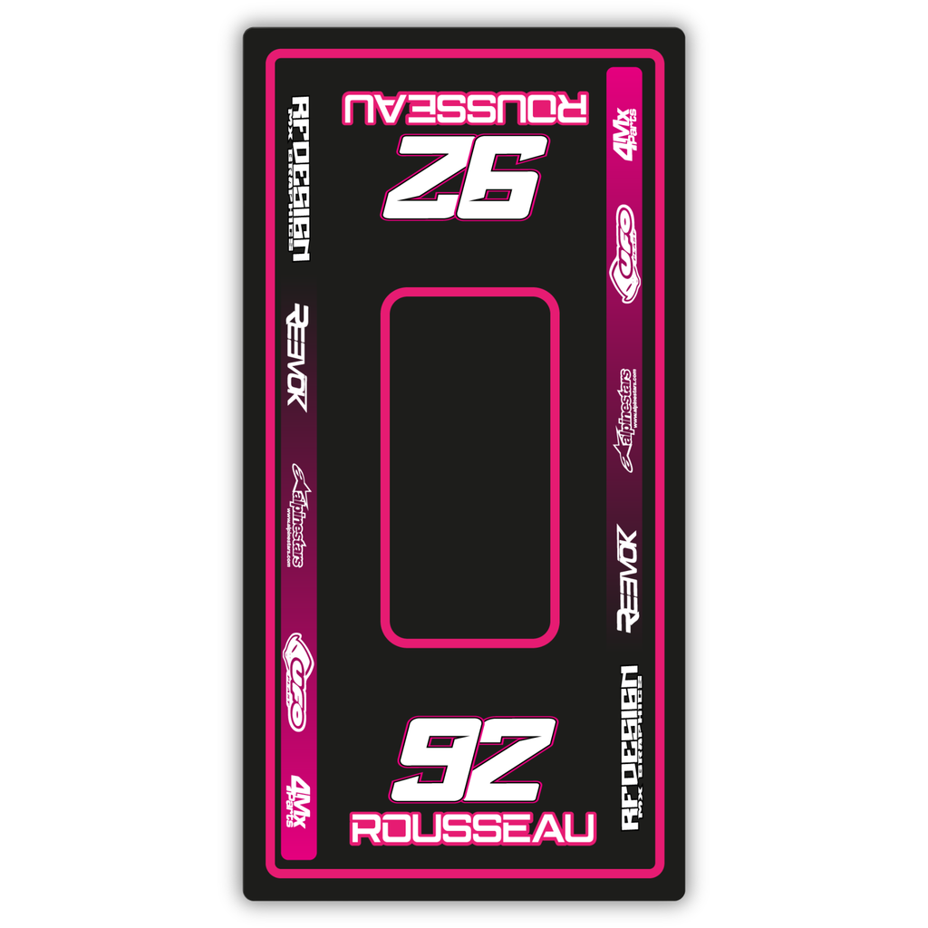 Tapis environnemental semi personnalisé 95x200