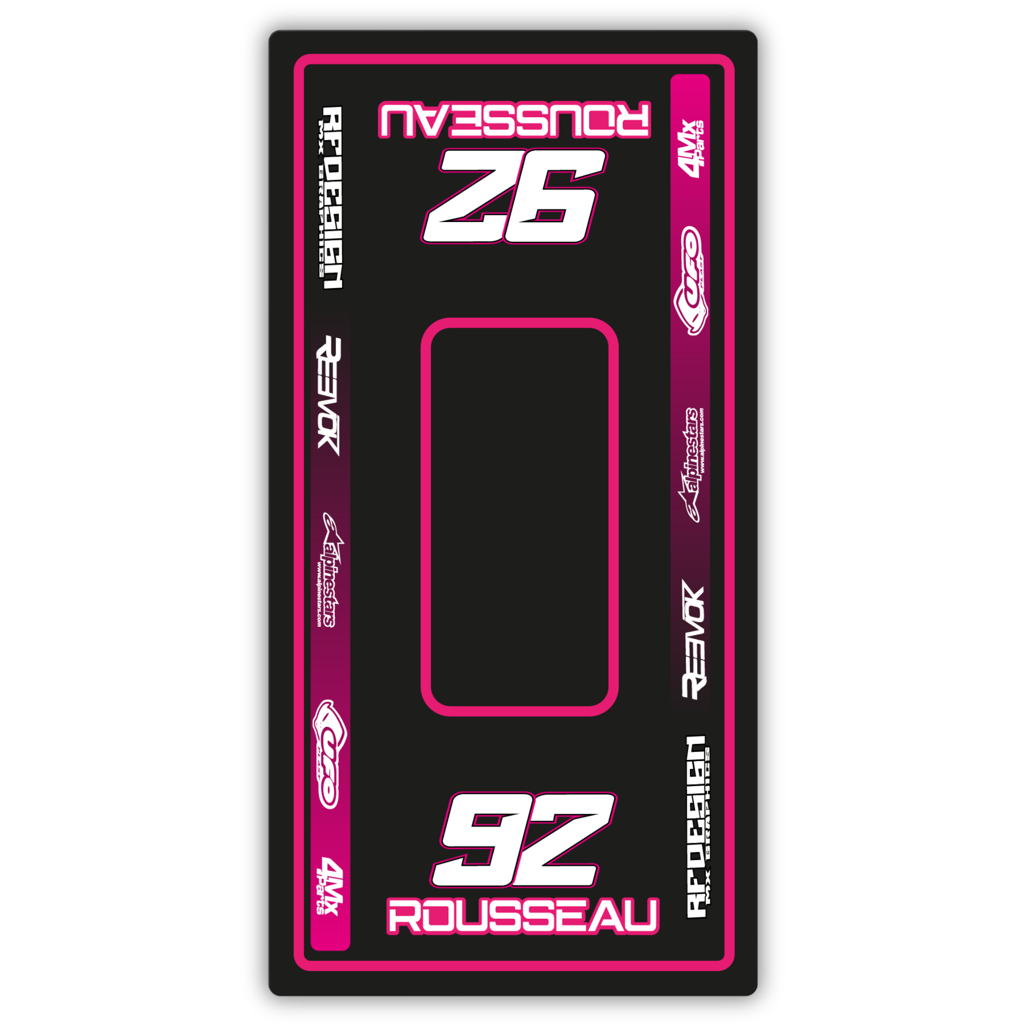 Tapis environnemental semi personnalisé 95x200