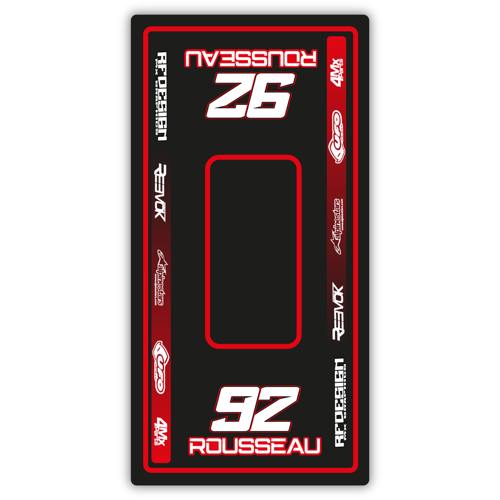 Tapis environnemental semi personnalisé 95x200