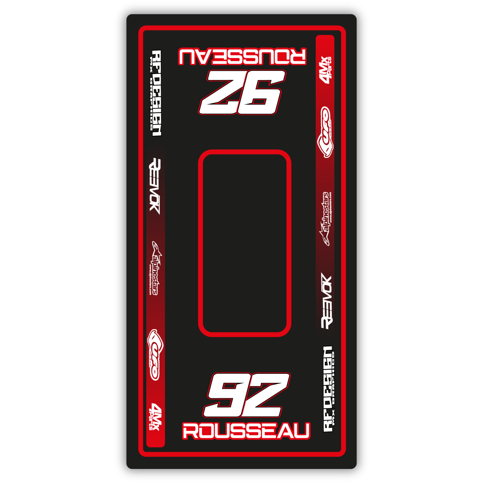 Tapis environnemental semi personnalisé 95x200