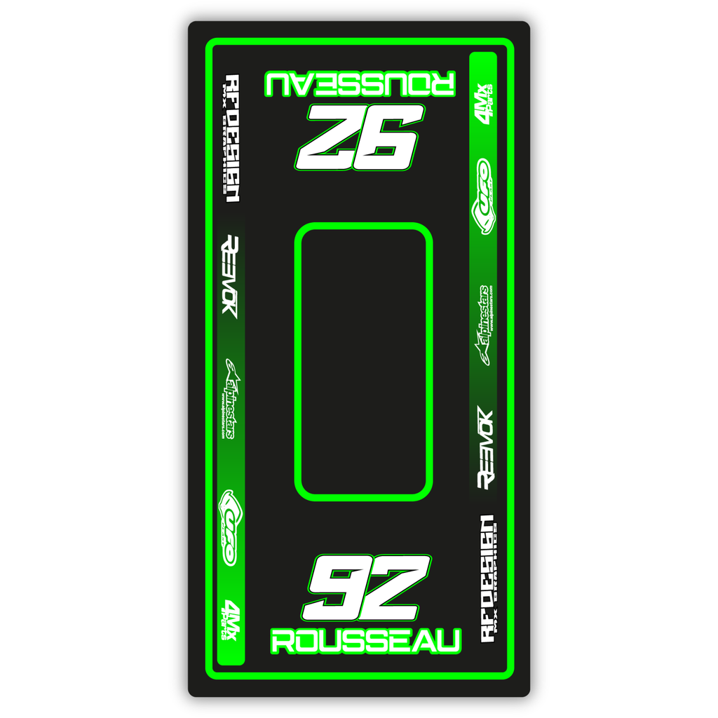 Tapis environnemental semi personnalisé 95x200