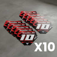 10 MINI PLAQUES