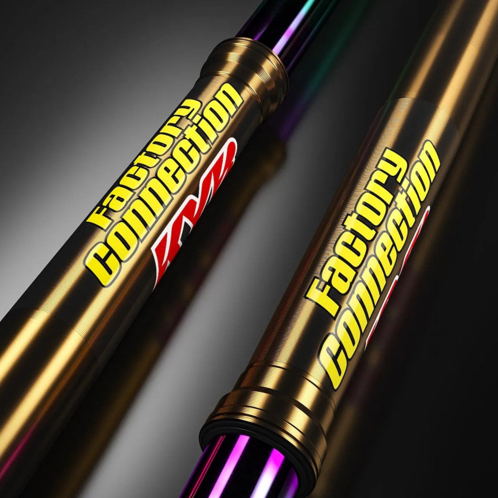 Autocollants de fourche KYB FACTORY CONNECTION – Vinyle transparent